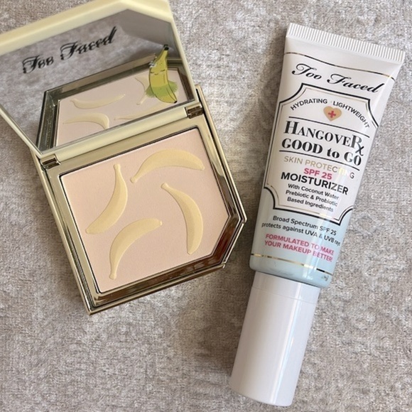 Brand New Too Faced Hangover Rx SPF 25 Moisturizer & Its Bananas Setting Powder - Picture 13 of 13